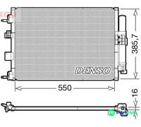 DENSO AIR CONDITIONING CONDENSER DCN10046 FOR FORD