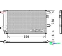 DENSO AIR CONDITIONING CONDENSER DCN12007