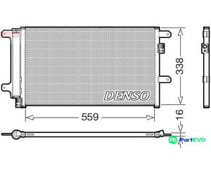 DENSO AIR CONDITIONING CONDENSER DCN12007
