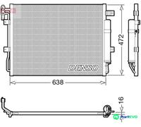 DENSO AIR CONDITIONING CONDENSER DCN14003 FOR LAND ROVER