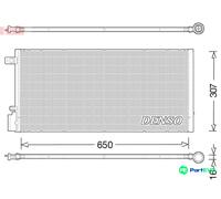DENSO AIR CONDITIONING CONDENSER DCN15005 FOR OPEL