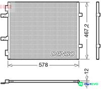 DENSO AIR CONDITIONING CONDENSER DCN20042