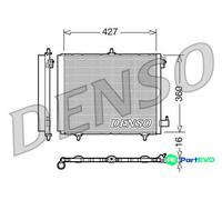 DENSO AIR CONDITIONING CONDENSER DCN21009 FOR CITROËN PEUGEOT