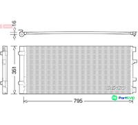 DENSO AIR CONDITIONING CONDENSER DCN23037