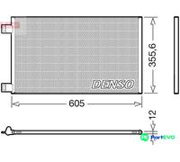 DENSO AIR CONDITIONING CONDENSER DCN23041 FOR MERCEDES-BENZ RENAULT