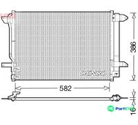 DENSO AIR CONDITIONING CONDENSER DCN32027 FOR VW