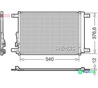 DENSO AIR CONDITIONING CONDENSER DCN32033