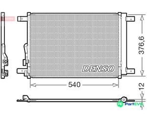 DENSO AIR CONDITIONING CONDENSER DCN32033
