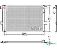 DENSO AIR CONDITIONING CONDENSER DCN32065 FOR VW
