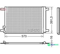 DENSO AIR CONDITIONING CONDENSER DCN32066 FOR SEAT VW