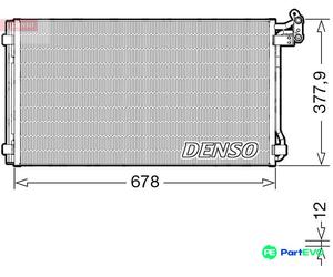 DENSO AIR CONDITIONING CONDENSER DCN32068 FOR SEAT VW