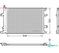 DENSO AIR CONDITIONING CONDENSER DCN33017 FOR VOLVO