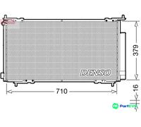 DENSO AIR CONDITIONING CONDENSER DCN40015 FOR HONDA