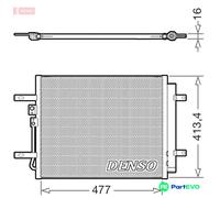 DENSO AIR CONDITIONING CONDENSER DCN41029 FOR HYUNDAI