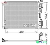 DENSO AIR CONDITIONING CONDENSER DCN43016 FOR KIA