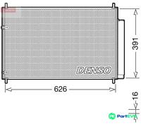 DENSO AIR CONDITIONING CONDENSER DCN50041 FOR TOYOTA
