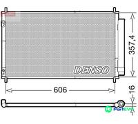 DENSO AIR CONDITIONING CONDENSER DCN50058 FOR TOYOTA