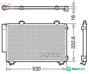 DENSO AIR CONDITIONING CONDENSER DCN50060 FOR TOYOTA