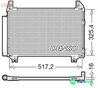 DENSO AIR CONDITIONING CONDENSER DCN50101 FOR TOYOTA