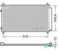 DENSO AIR CONDITIONING CONDENSER DCN50117 FOR TOYOTA