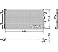 DENSO DCN02041 Air conditioning condenser