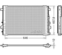 DENSO DCN17059 Air conditioning condenser