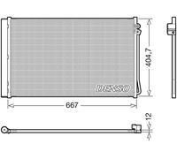 Denso Aircon Condenser DCN17062
