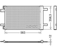 DCN21032 Air Conditioning Condenser Fits Citroen Berlingo BOX Body/Mpv Ds Denso