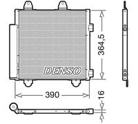 DENSO DCN21033 Air conditioning condenser