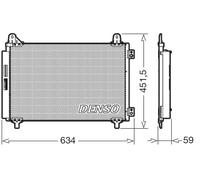 DENSO DCN21034 Air conditioning condenser
