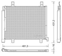 DENSO DCN32023 Air conditioning condenser