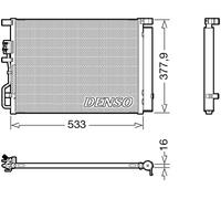 Denso Air Conditioning Air Con A/C Condenser With Dryer For Hyundai Kia DCN41018