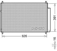 DENSO DCN50041 Air conditioning condenser