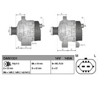 Denso Alternator DAN1331