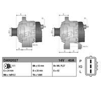 Denso Alternator DAN2027