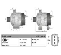 Denso Alternator DAN2028