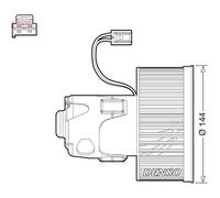 DENSO DEA05008 Interior Blower