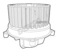 DENSO CABIN BLOWER FAN DEA32030 FOR VW 2.5 TRANSPORTER IV (70X, 7D) (90-03)