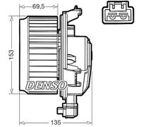 DENSO DEA50000 Blower motor