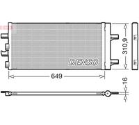 Denso Condenser, air conditioning - DCN05104