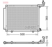 Denso Condenser, air conditioning - DCN10058