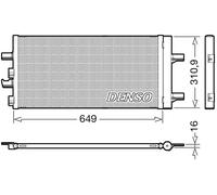 DENSO CONDENSER UNIT DCN05104 FOR MINI 1.5 MINI (F55, F56) (13-)
