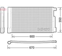 Denso DCN01004 Air Conditioning Condenser