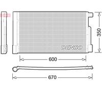 Air Conditioning Condenser Fits Alfa Romeo 4C Spider Giulietta - Denso DCN01004