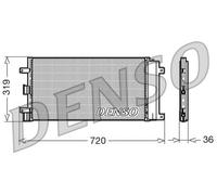 DENSO DCN09042 Air conditioning condenser