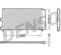DENSO DCN09070 Condenser, air conditioning for FIAT,LANCIA