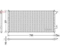 Denso DCN10030 Air Conditioning Condenser