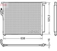 Denso DCN10049 Air Conditioning Condenser