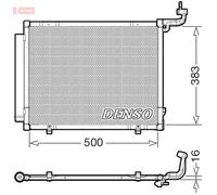 Denso DCN10057 Air Conditioning Condenser