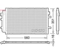 Denso DCN12005 Air Conditioning Condenser